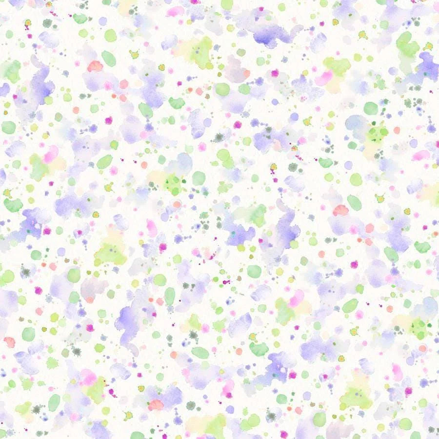 Teal/Lavender Sally's Speckle - 108" Wideback - P&B Textiles