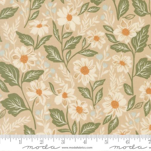 True Love Floral - Oatmeal by Moda #1