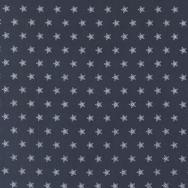 Navy Blue American Gatherings III 108" Wide Back - Primitive Gatherings for Moda Fabrics