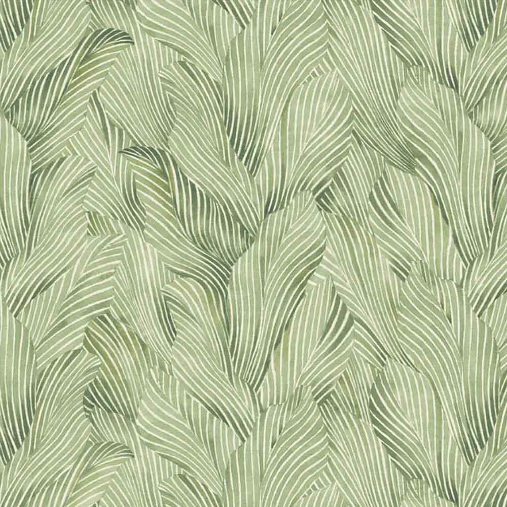 Sage Earth Tones - Leaf-Like Texture - P&B Textiles - 108" wide back