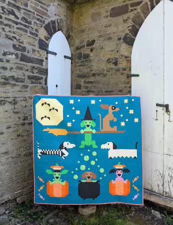 Halloweenies Quilt Pattern from Art East Quilting Co.