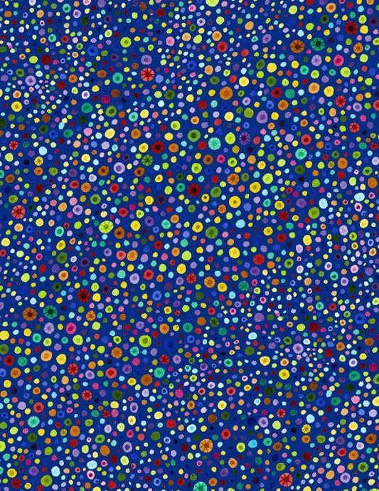 Blue Wilmington Glass Beads  - 108" Wideback - Wilmington Prints