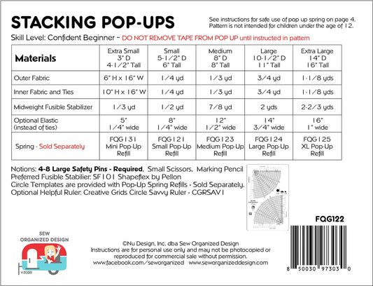 Stacking Pop-Ups