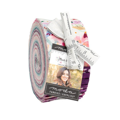 Fleur The Love Jelly Rollby Create Joy Project for Moda
