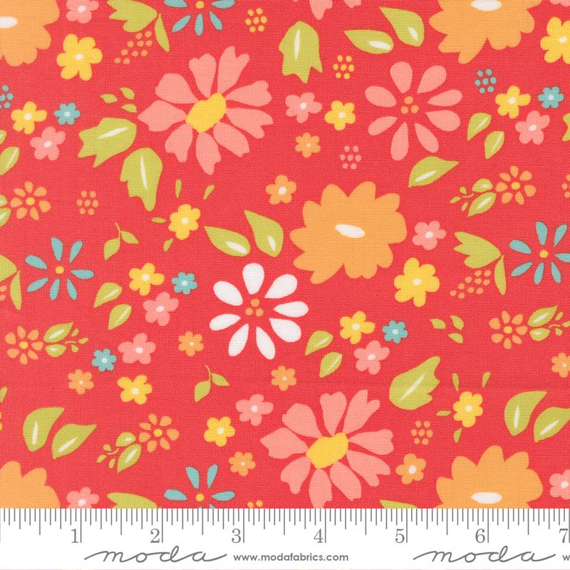 Delightfully Yours - Geranium - Wideback 108" -Moda