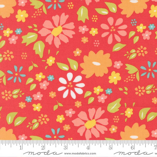 Delightfully Yours - Geranium - Wideback 108" -Moda