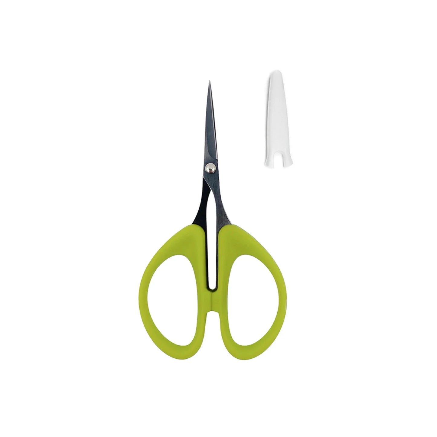 Perfect Scissors Green 4-3/16in Small Micro-Serrated Non-Slip Blade