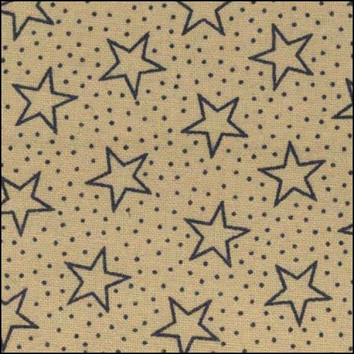 Navy/Antique Patriotic Stars - USA250 Collection - 108" Wideback by Basic Palette