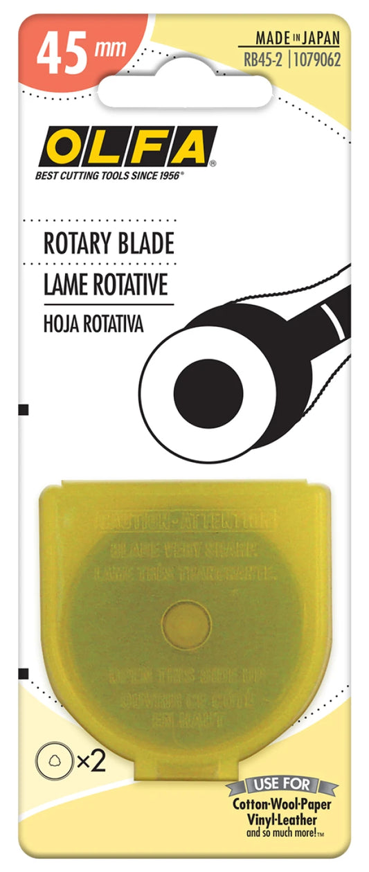 OLFA 45mm Rotary Blade - 2 blades