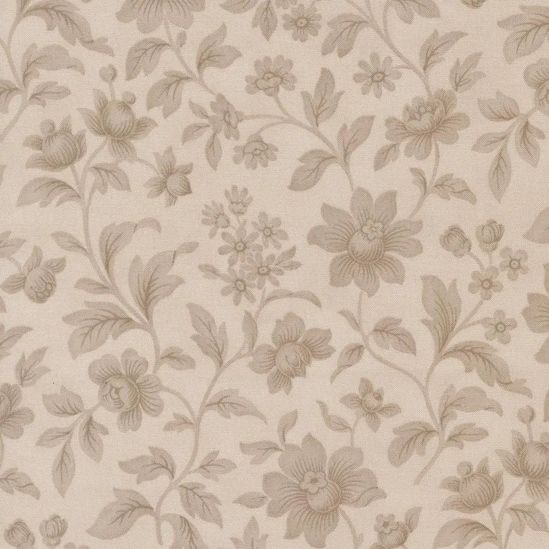 Silver - Ambiance  - 3 Sisters Porcelain Grey 108 Inch Wide Quilt Back Floral for Moda (Copy)