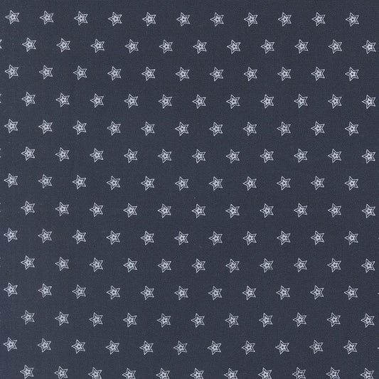 Navy Blue American Gatherings III 108" Wide Back - Primitive Gatherings for Moda Fabrics
