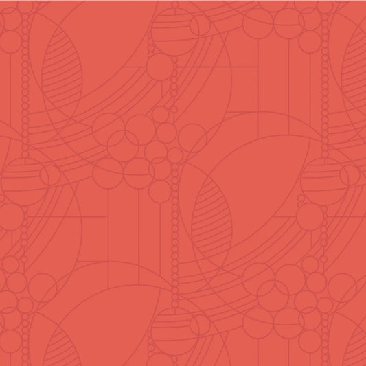 Bright - March Balloons - Frank Lloyd Wright Collection by Cloud9 108" Quilt Backing