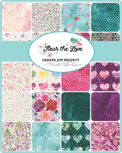 Fleur The Love Jelly Rollby Create Joy Project for Moda