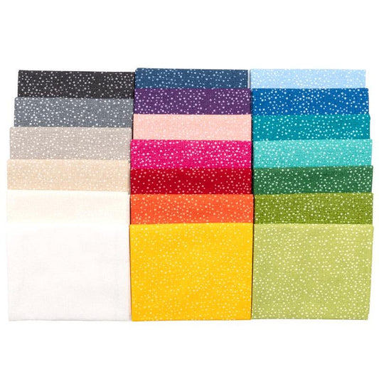 Dotty Thatched Multi Colored -  5" Charm Pack by Robin Pickens for Moda Fabrics