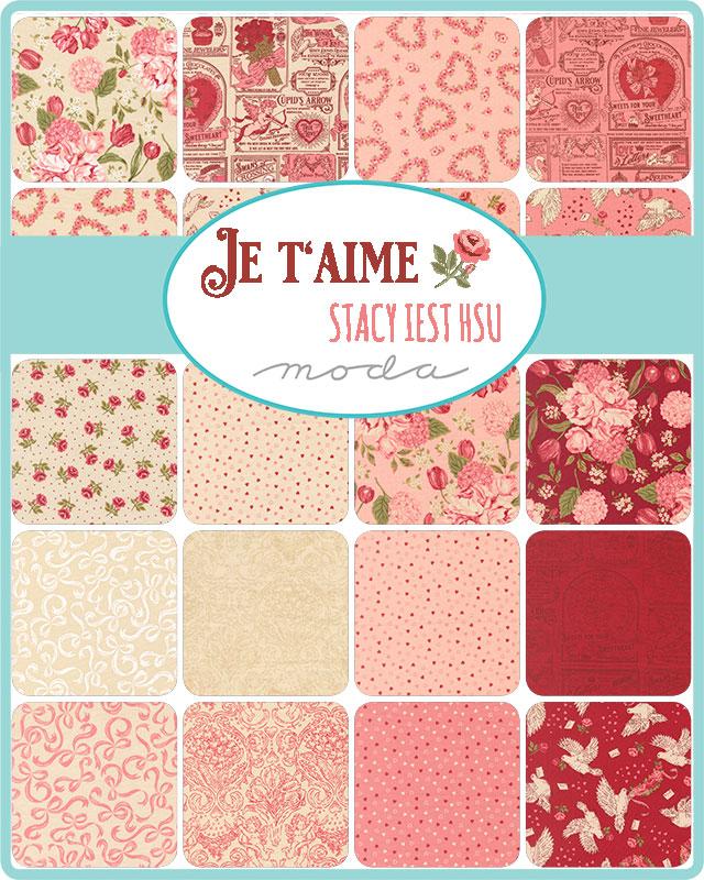 Je T'aime Charm Pack by Stacy Iest Hsu for Moda