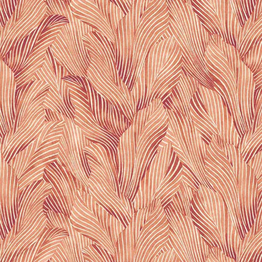 Jewel Earth Tones - Leaf-Like Texture - P&B Textiles - 108" wide back