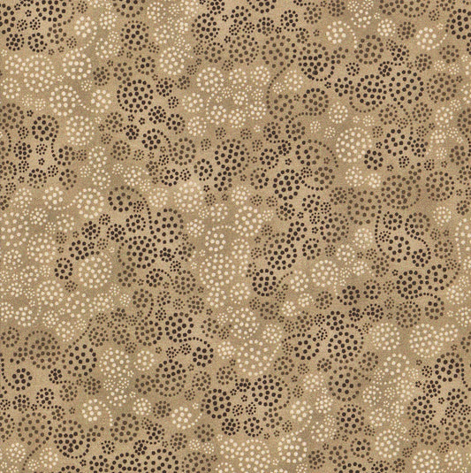 Tan - Sparkles - 108" Wideback - Wilmington Prints