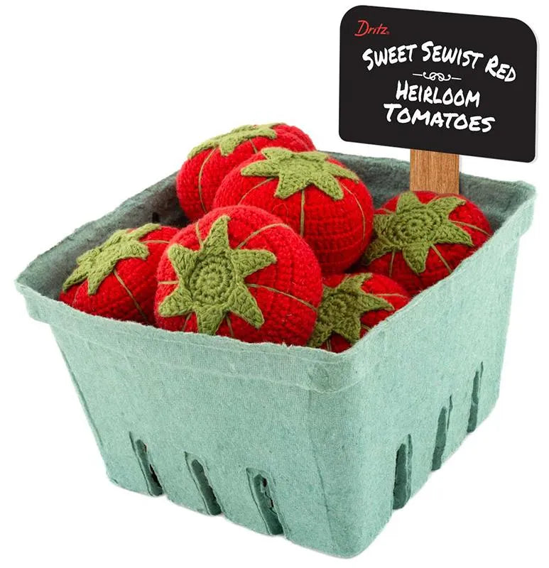 Dritz Sweet Sewist Red Heirloom Tomato Pin Cushions