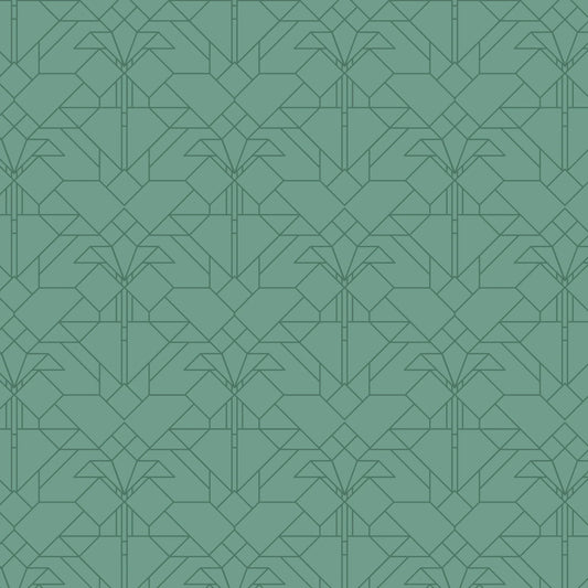 Water Tonal Coonley Tulip - Frank Lloyd Wright Collection by Cloud9 108" Quilt Backing