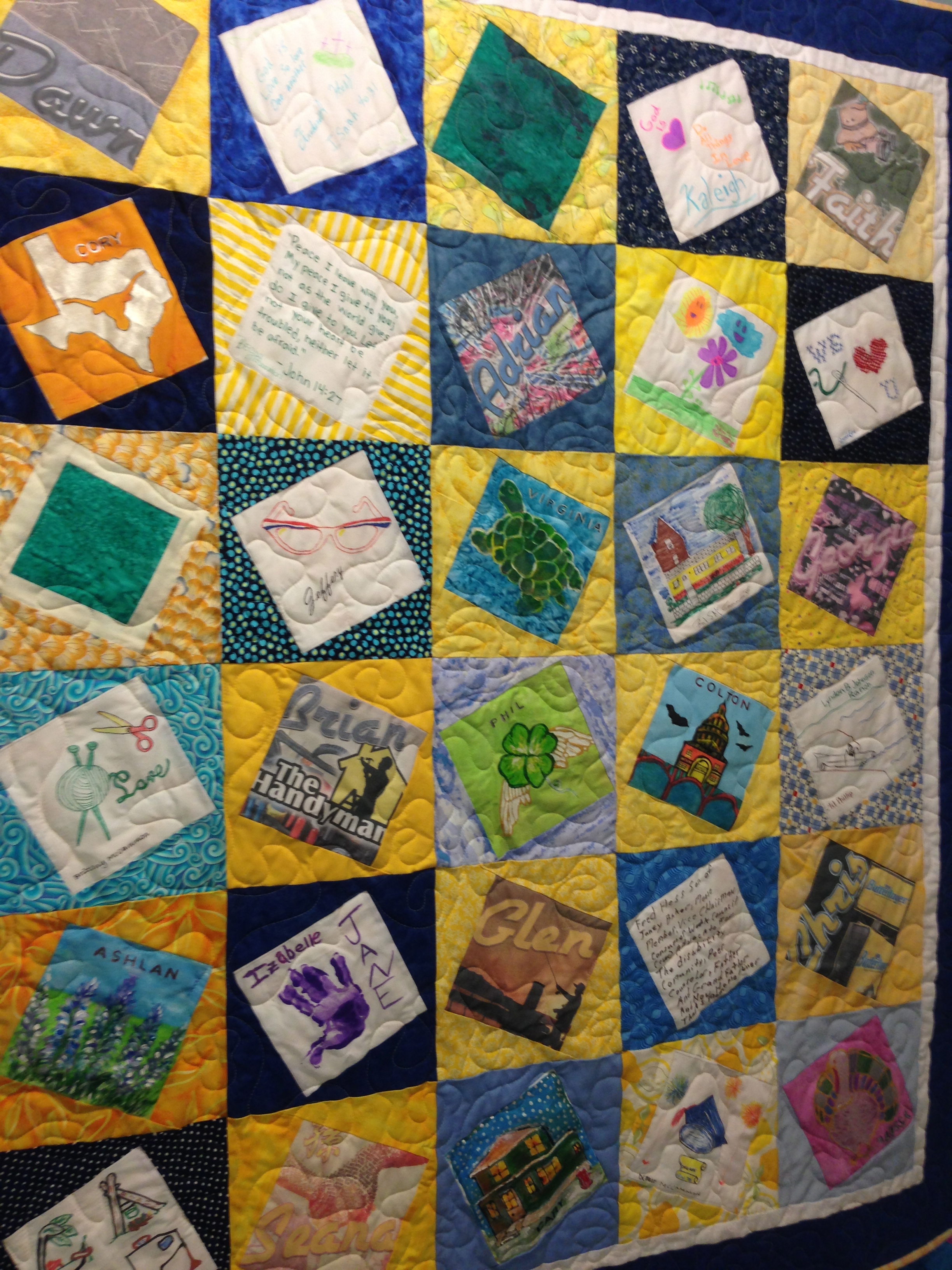 Memory and Memorial Quilts Services – Over The Top Quilting Studio